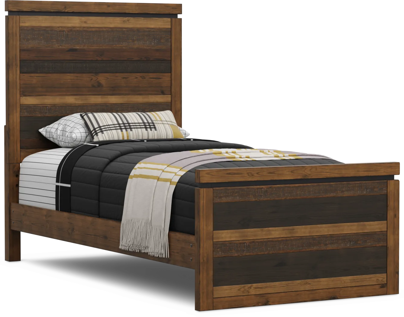 Kids Westover Hills Jr Brown Twin Panel Bedroom - Thumbnail - Image 2