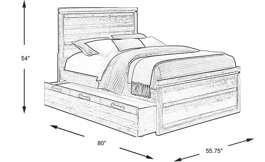 Dimension Image. Please refer to the Dimension Tab on this page for dimension details.