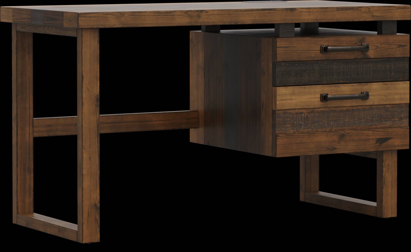 Kids Westover Hills Jr Brown Desk - Thumbnail - Image 2