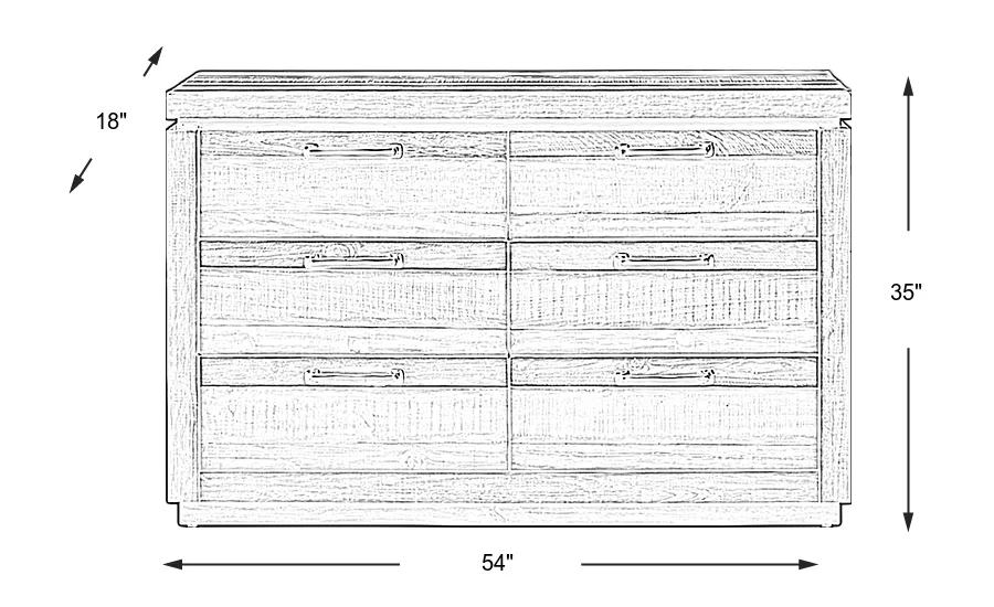 Dimension Image. Please refer to the Dimension Tab on this page for dimension details.