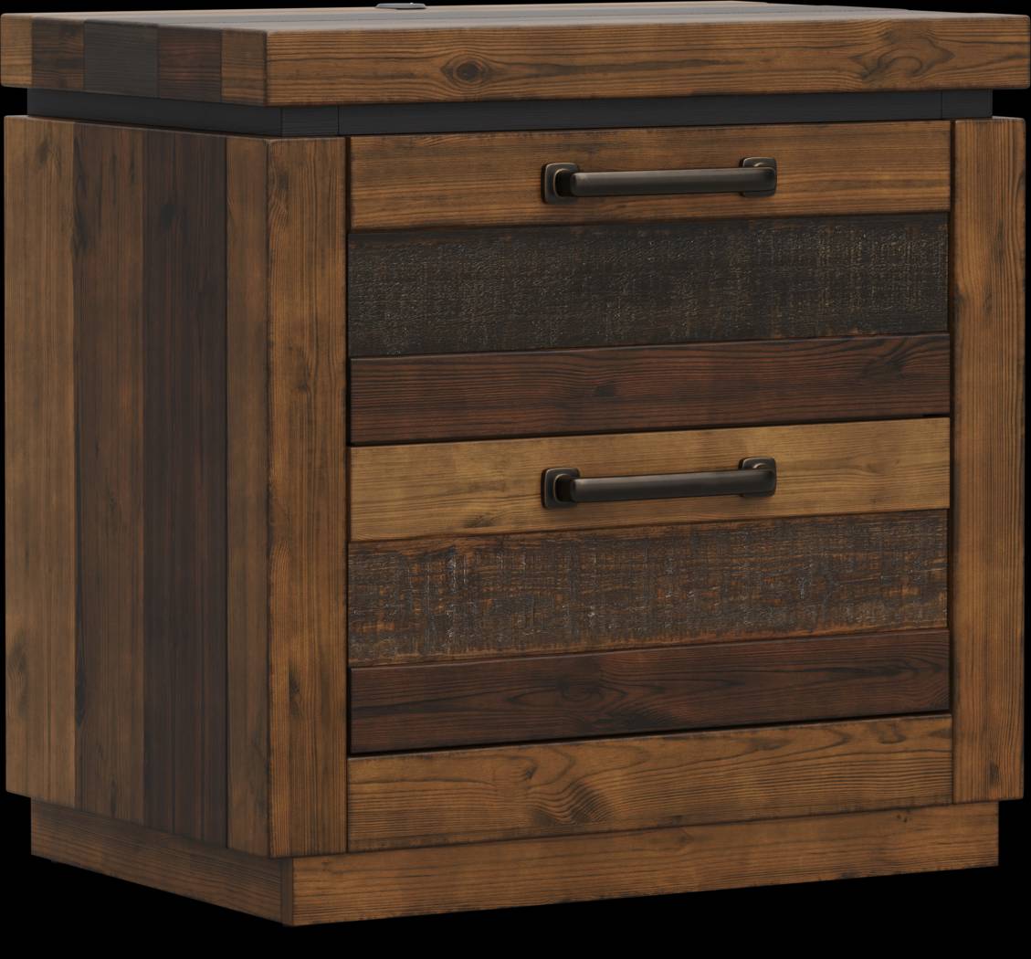 Kids Westover Hills Jr Brown Nightstand - Thumbnail - Image 2