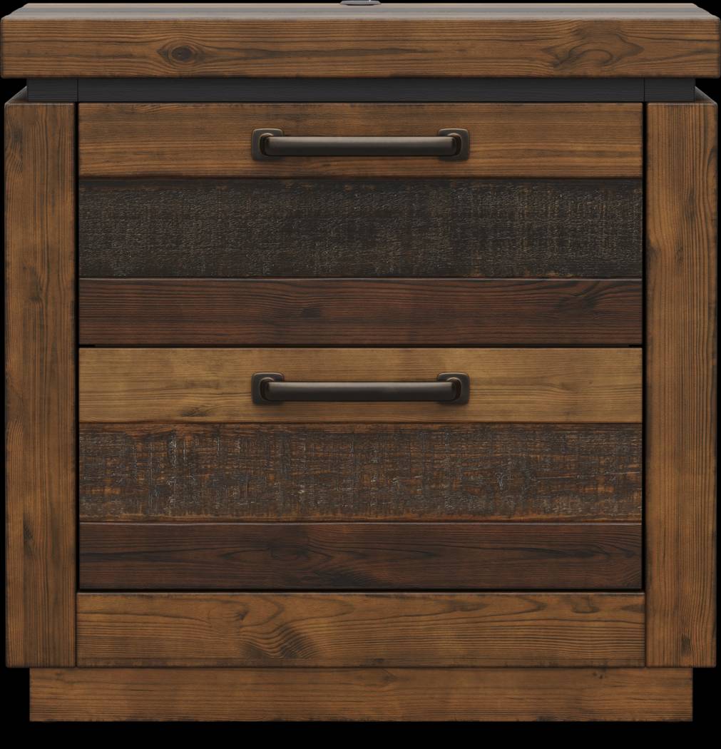 Kids Westover Hills Jr Brown Nightstand - Thumbnail - Image 1