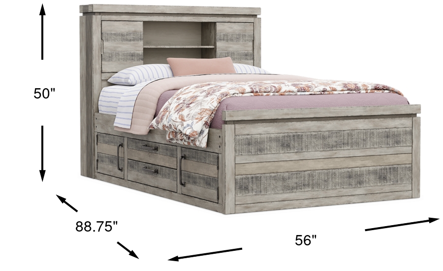 Dimension Image. Please refer to the Dimension Tab on this page for dimension details.