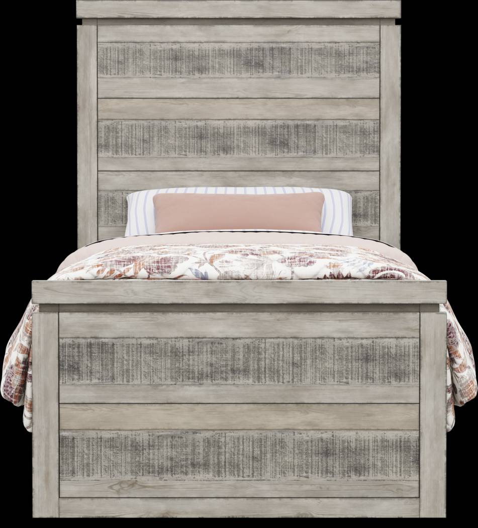 Kids Westover Hills Jr Gray Twin Panel Bed - Thumbnail - Image 3