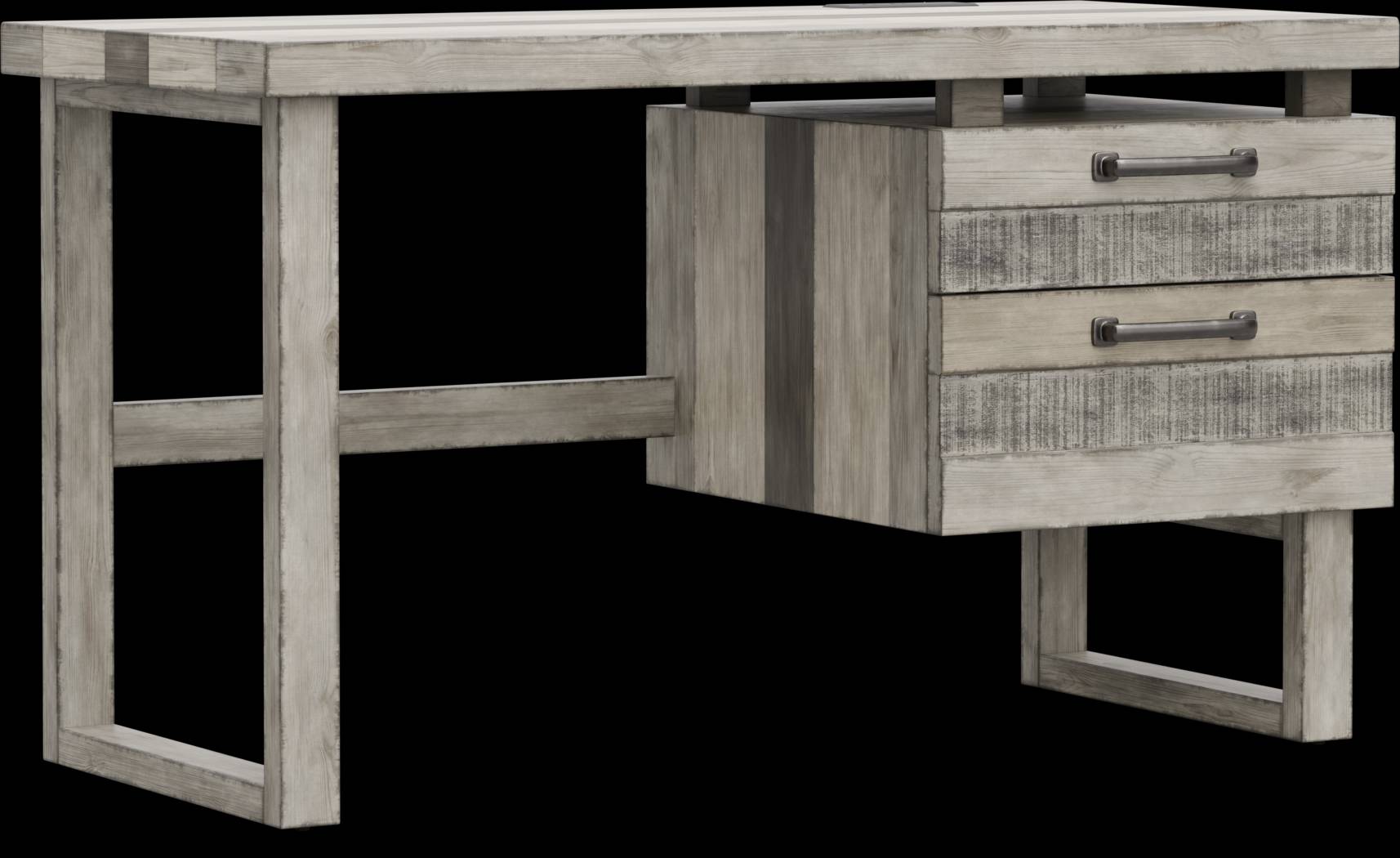 Kids Westover Hills Jr Gray Desk - Thumbnail - Image 2