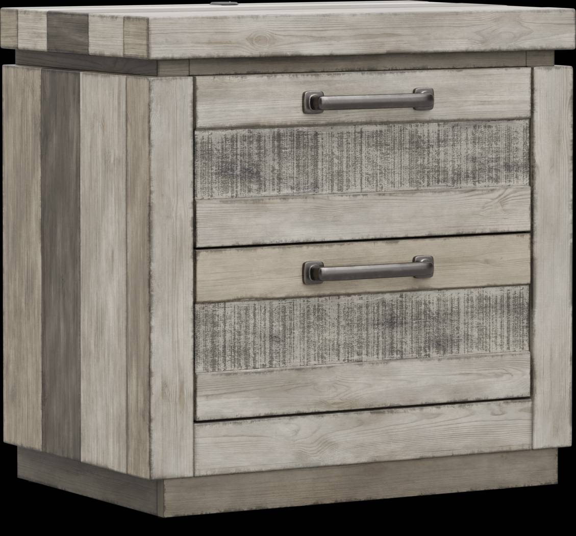 Kids Westover Hills Jr Gray Nightstand - Thumbnail - Image 2
