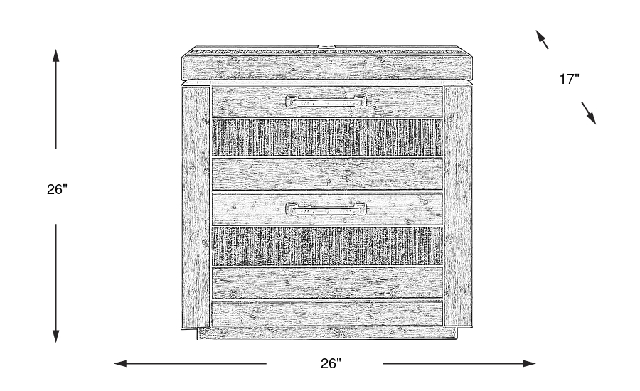 Dimension Image. Please refer to the Dimension Tab on this page for dimension details.