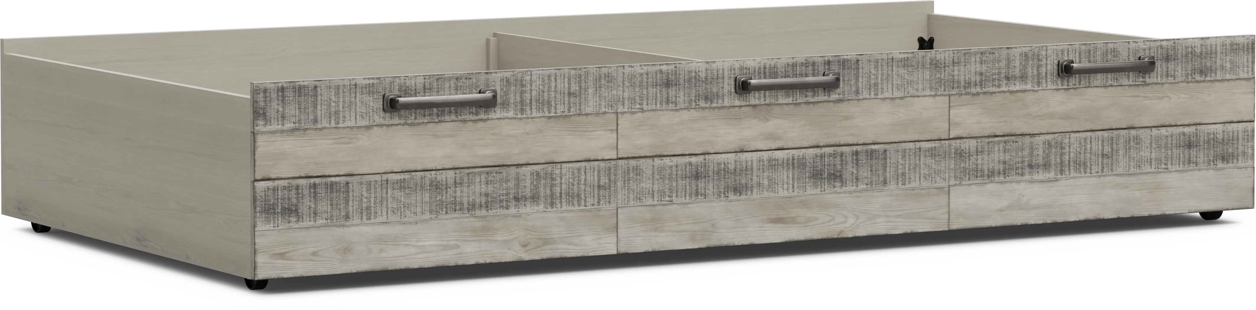 Kids Westover Hills Jr Gray Twin Storage Trundle - Thumbnail - Image 1