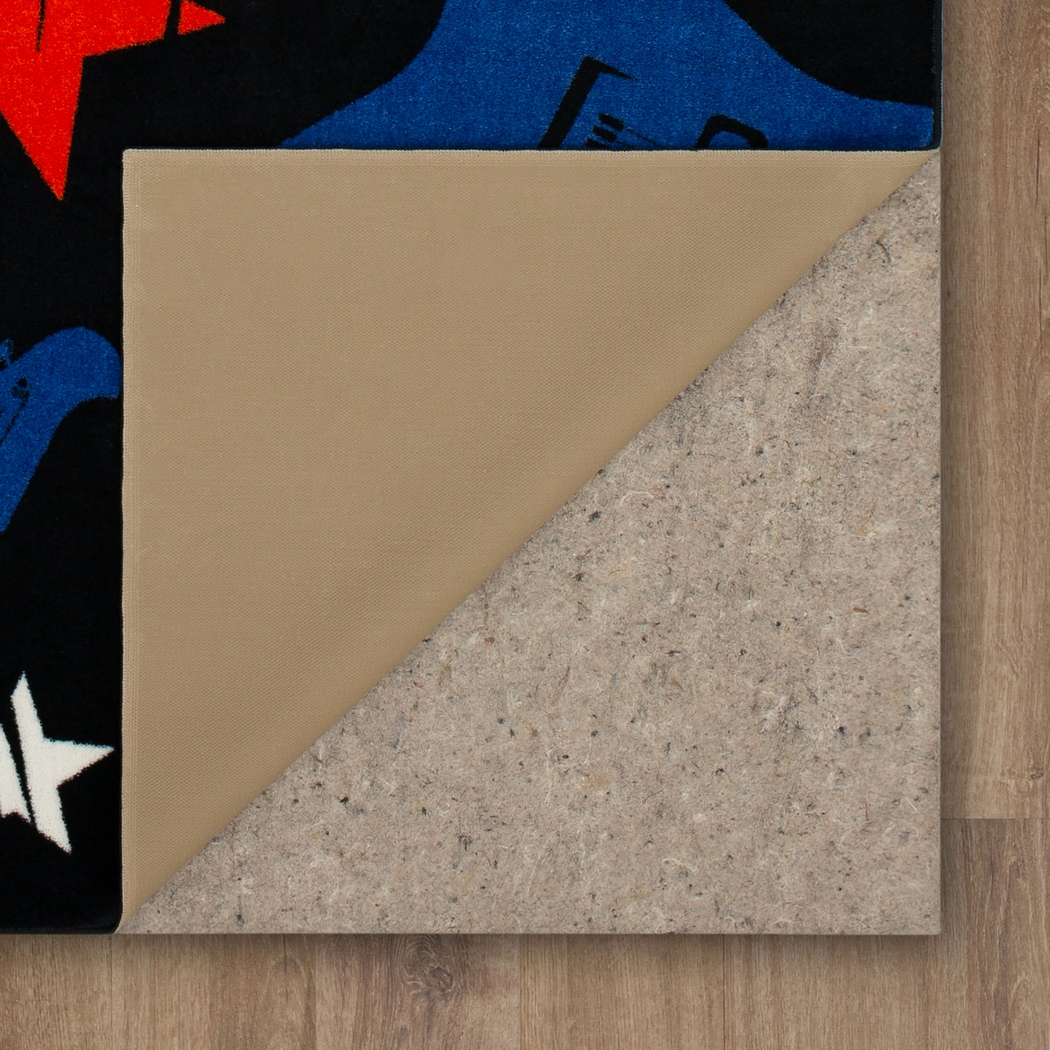 Kids Whammy Bar Black 3' x 5' Rug - Thumbnail - Image 4