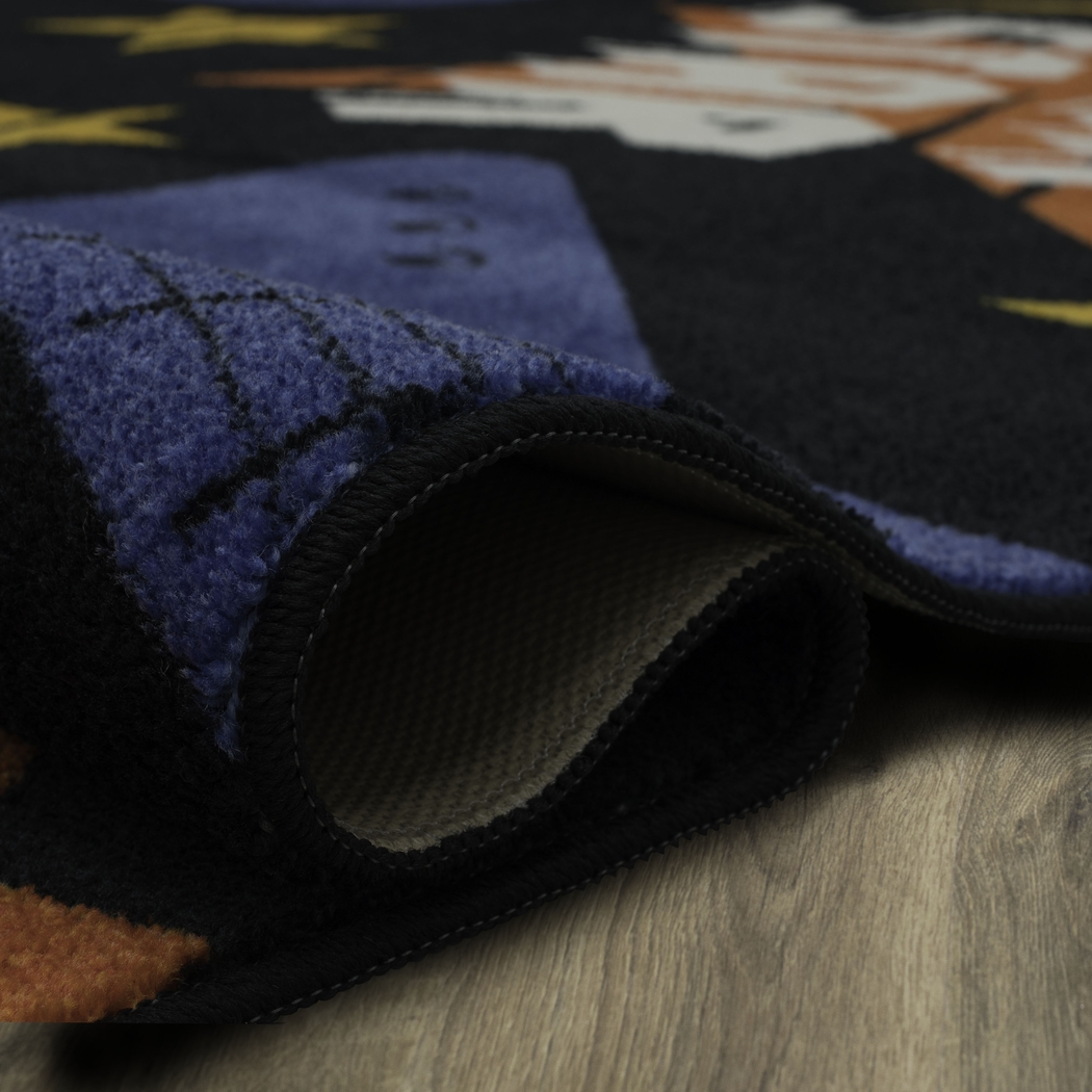 Kids Whammy Bar Black 3' x 5' Rug - Thumbnail - Image 6