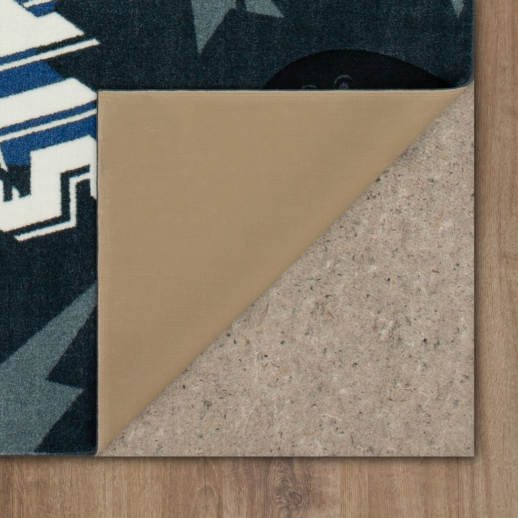 Kids Whammy Bar Blue 5' x 8' Rug - Thumbnail - Image 3