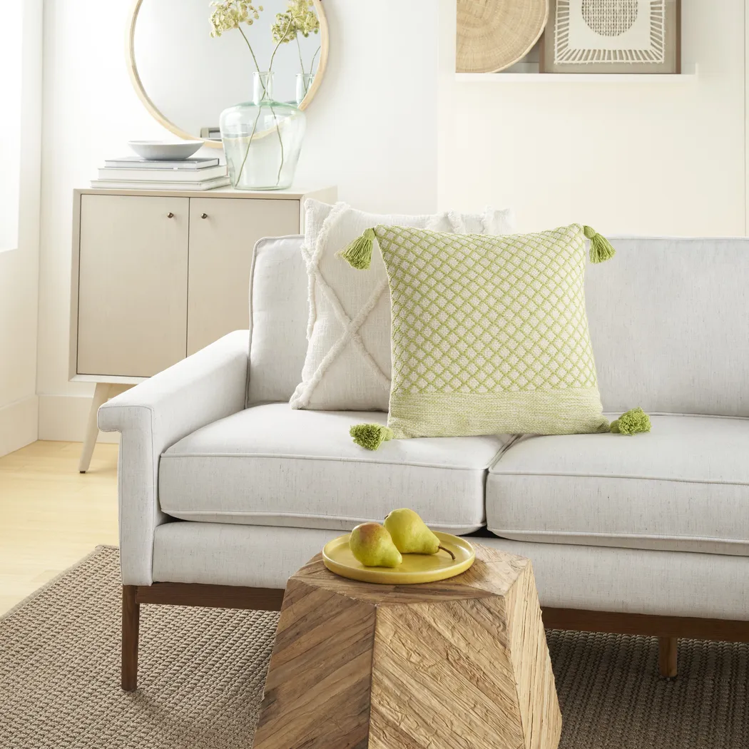 Kids Whitekirk Green Throw Pillow - Thumbnail - Image 3