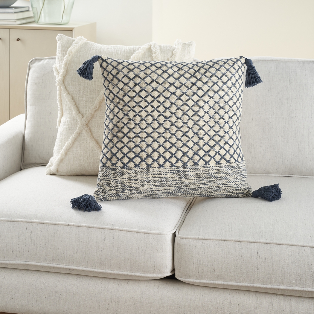 Kids Whitekirk Navy Throw Pillow - Thumbnail - Image 4