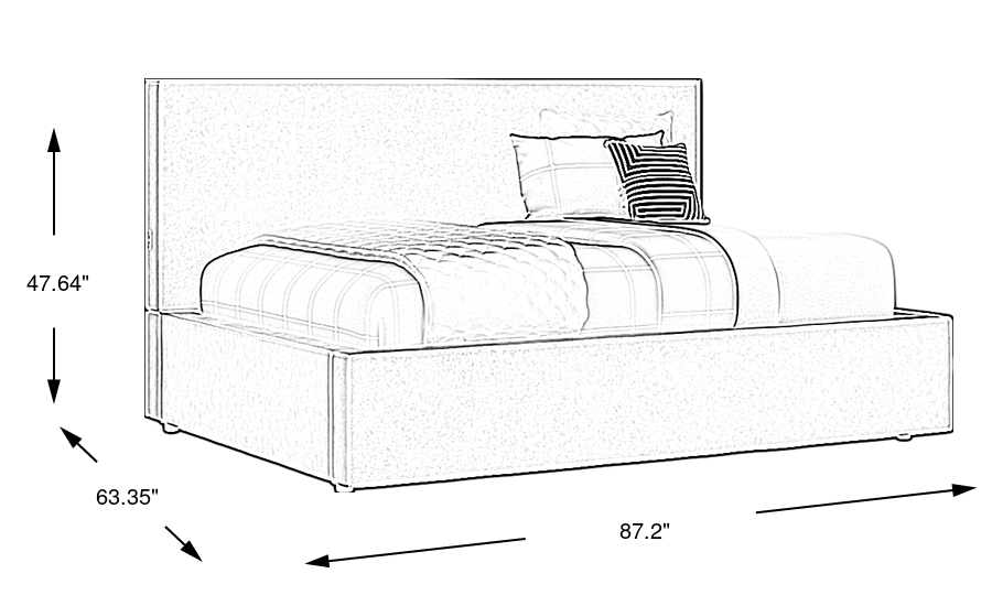 Dimension Image. Please refer to the Dimension Tab on this page for dimension details.