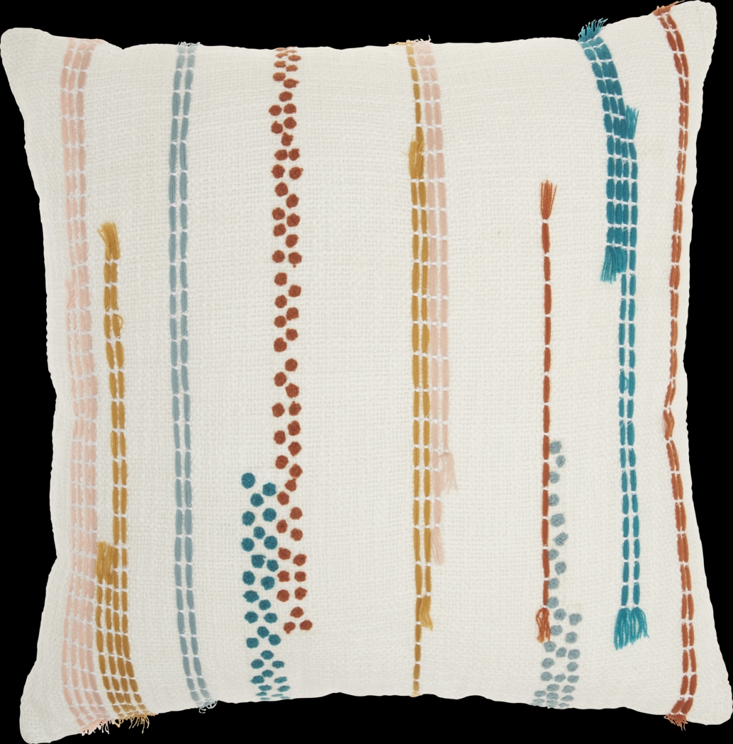 Kids Wildhoney II Ivory Throw Pillow - Thumbnail - Image 1