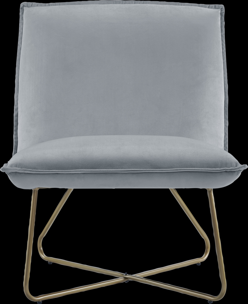 Kids Wiley Dove Gray Accent Chair - Thumbnail - Image 2