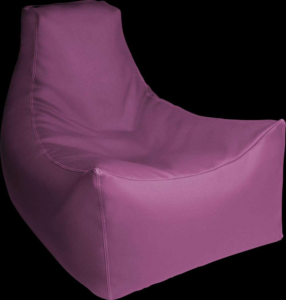 Kids Wilfy Purple Large Bean Bag Chair - Thumbnail - Image 1