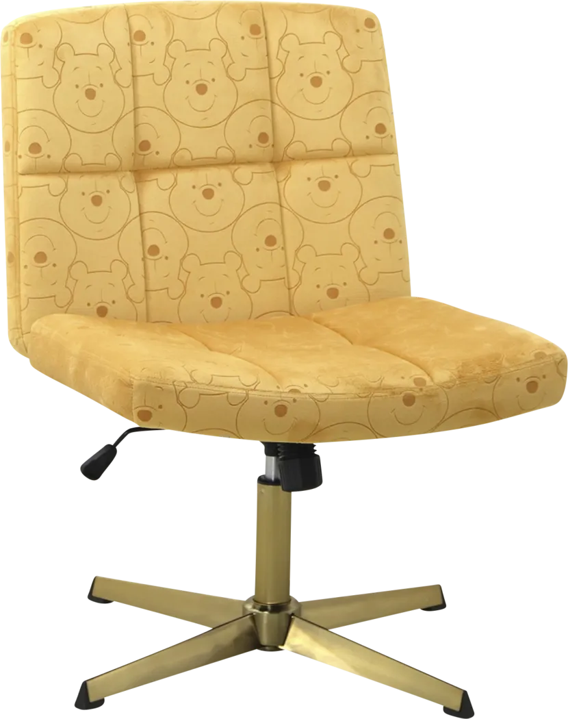 Kids Winnie the Pooh Yellow Vanity Chair - Thumbnail - Image 2