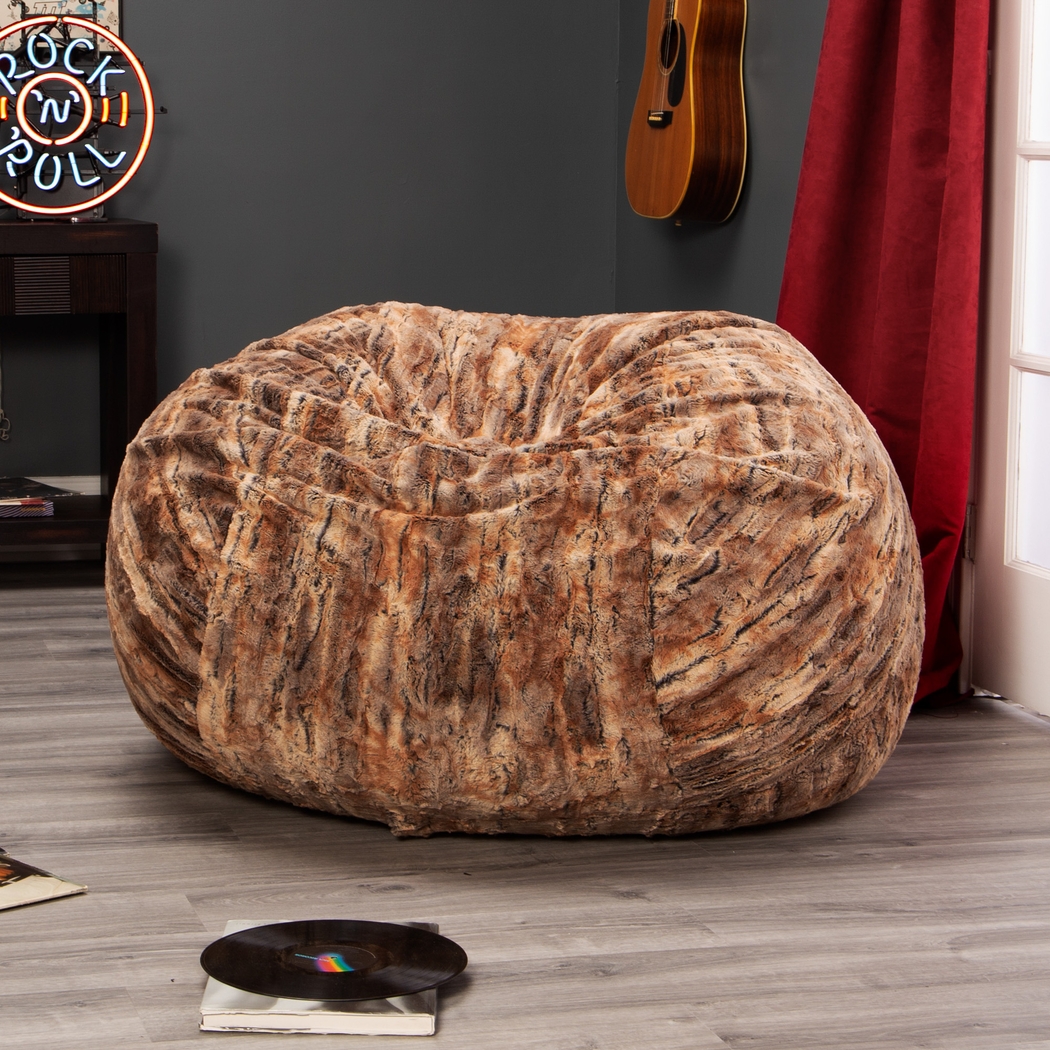 Kids Winter Dream Ginger Faux Fur Bean Bag - Thumbnail - Image 3