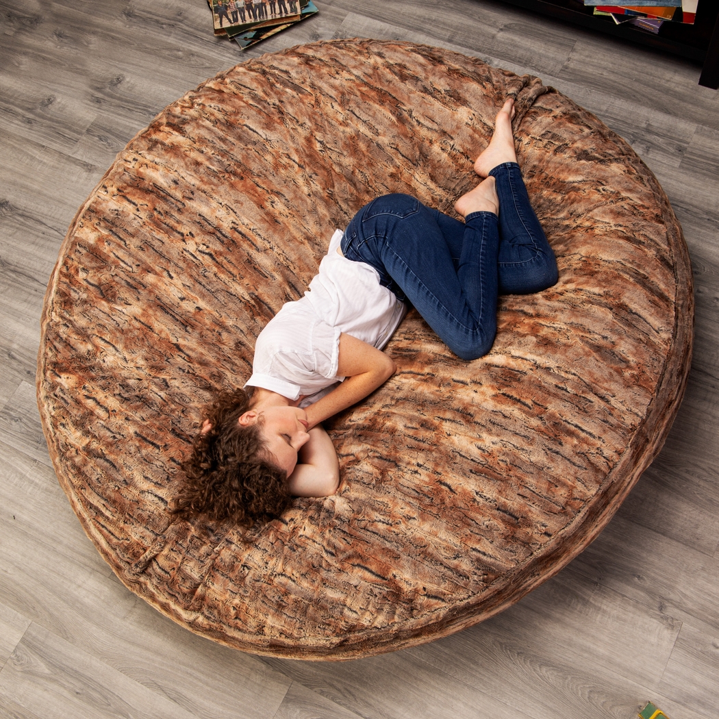 Kids Winter Dream Ginger Large Faux Fur Bean Bag - Thumbnail - Image 5