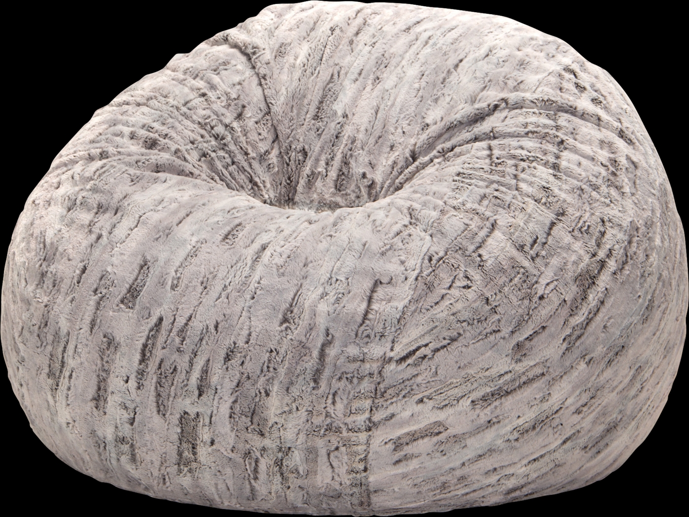 Kids Winter Dream Silver Faux Fur Bean Bag - Thumbnail - Image 1