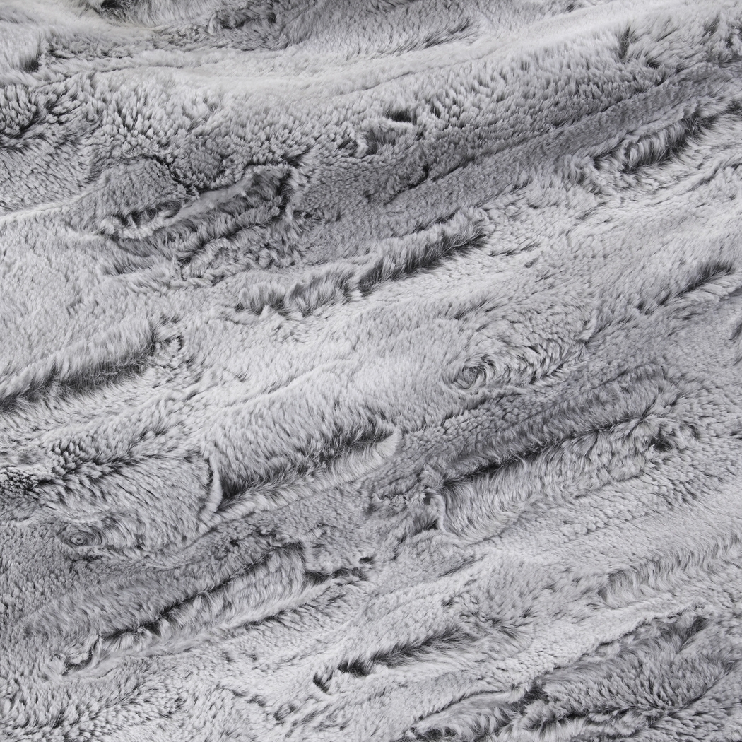 Kids Winter Dream Silver Faux Fur Floor Pillow - Thumbnail - Image 7