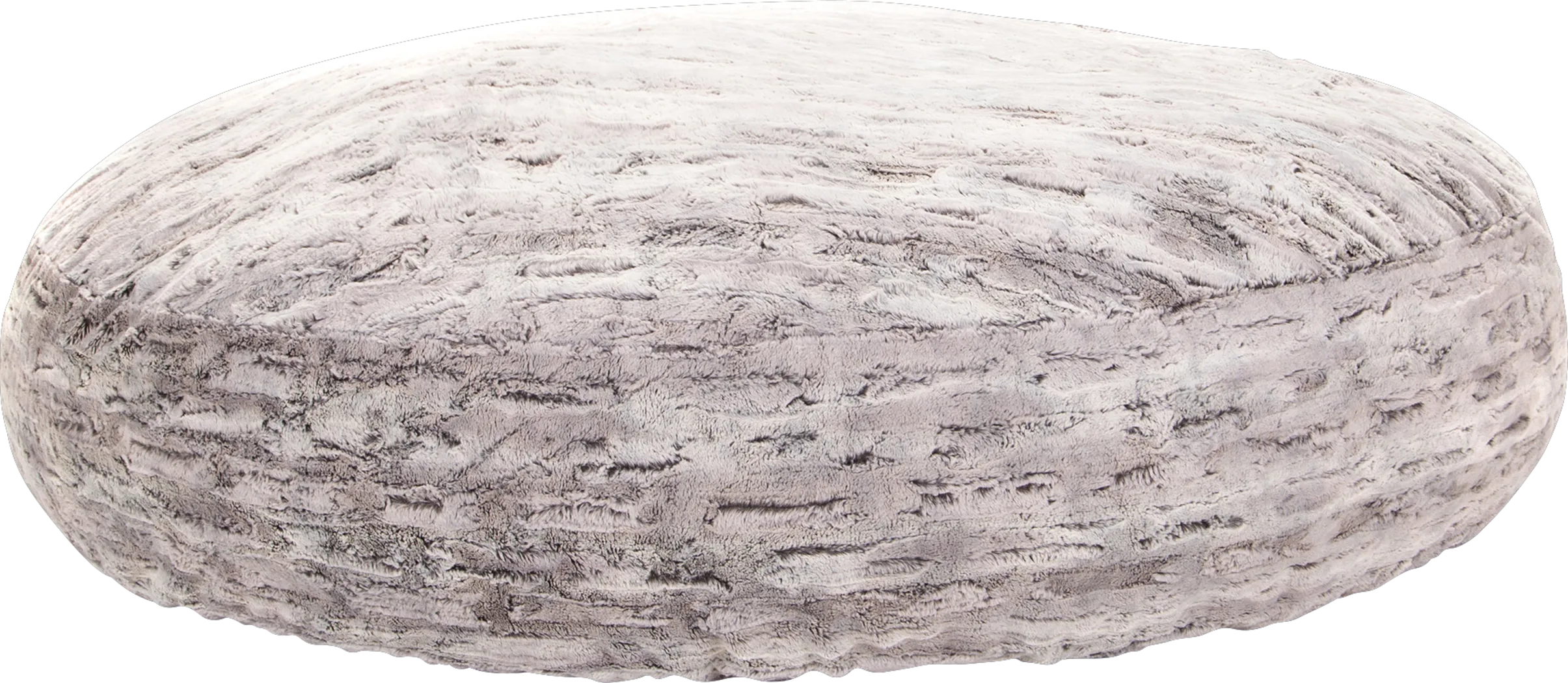 Kids Winter Dream Silver Large Faux Fur Bean Bag - Thumbnail - Image 1