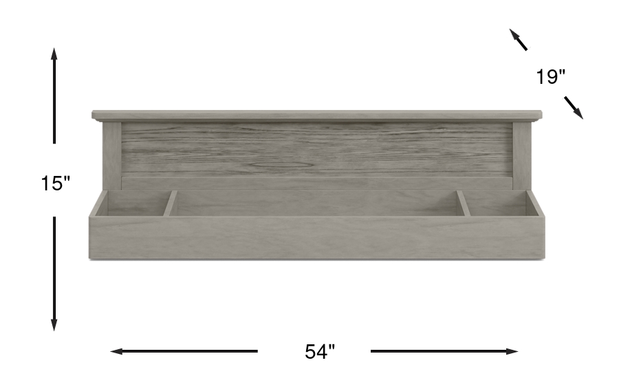 Dimension Image. Please refer to the Dimension Tab on this page for dimension details.