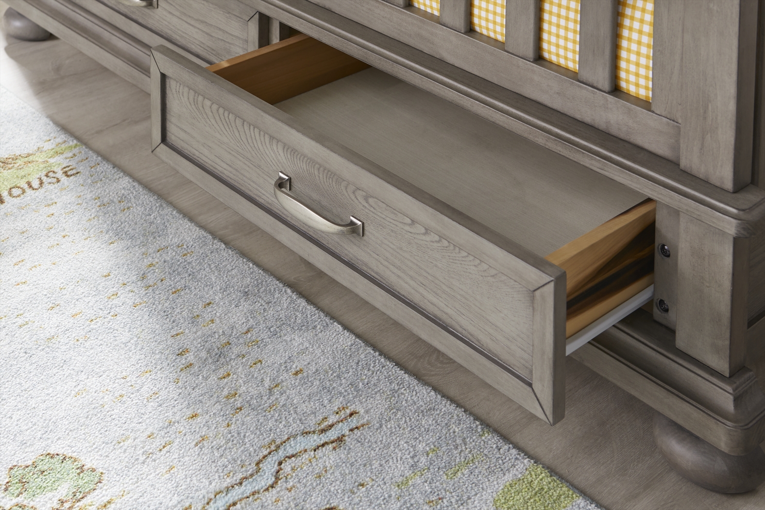 Kids Woodland Adventures Classic Gray Convertible Crib - Thumbnail - Image 3