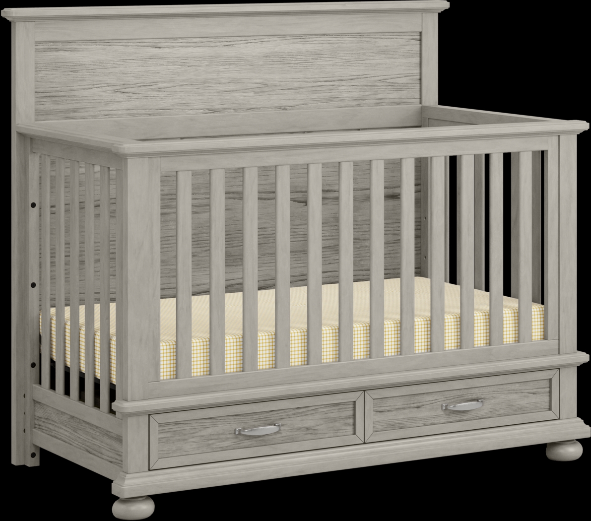 Kids Woodland Adventures Classic Gray Convertible Crib - Thumbnail - Image 1