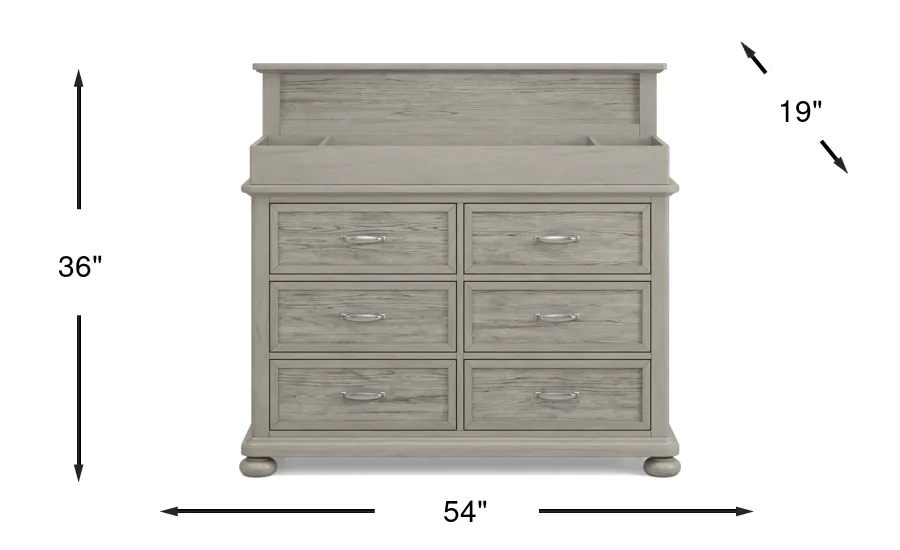 Dimension Image. Please refer to the Dimension Tab on this page for dimension details.