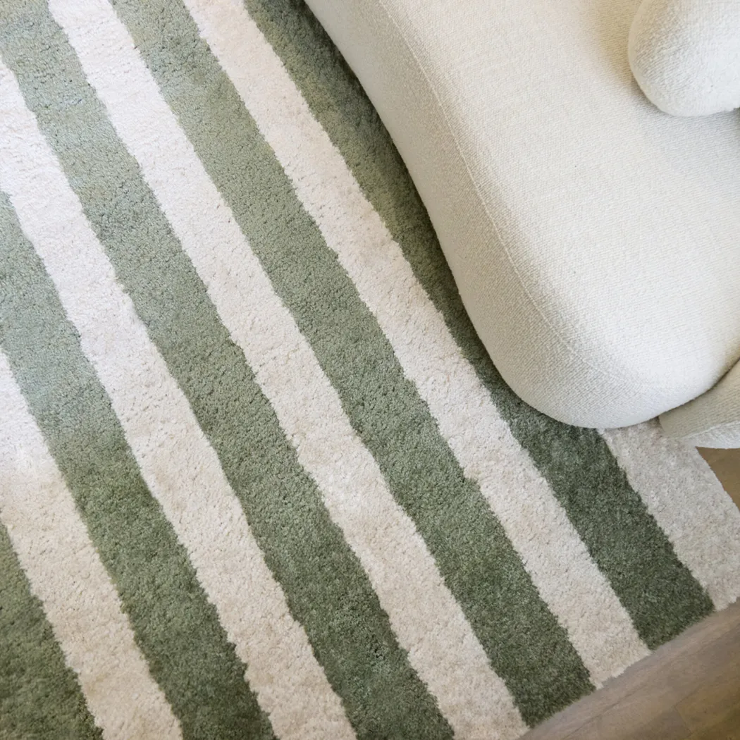 Kids Vineyard Road Green 5'3 x 7' Rug - Thumbnail - Image 2