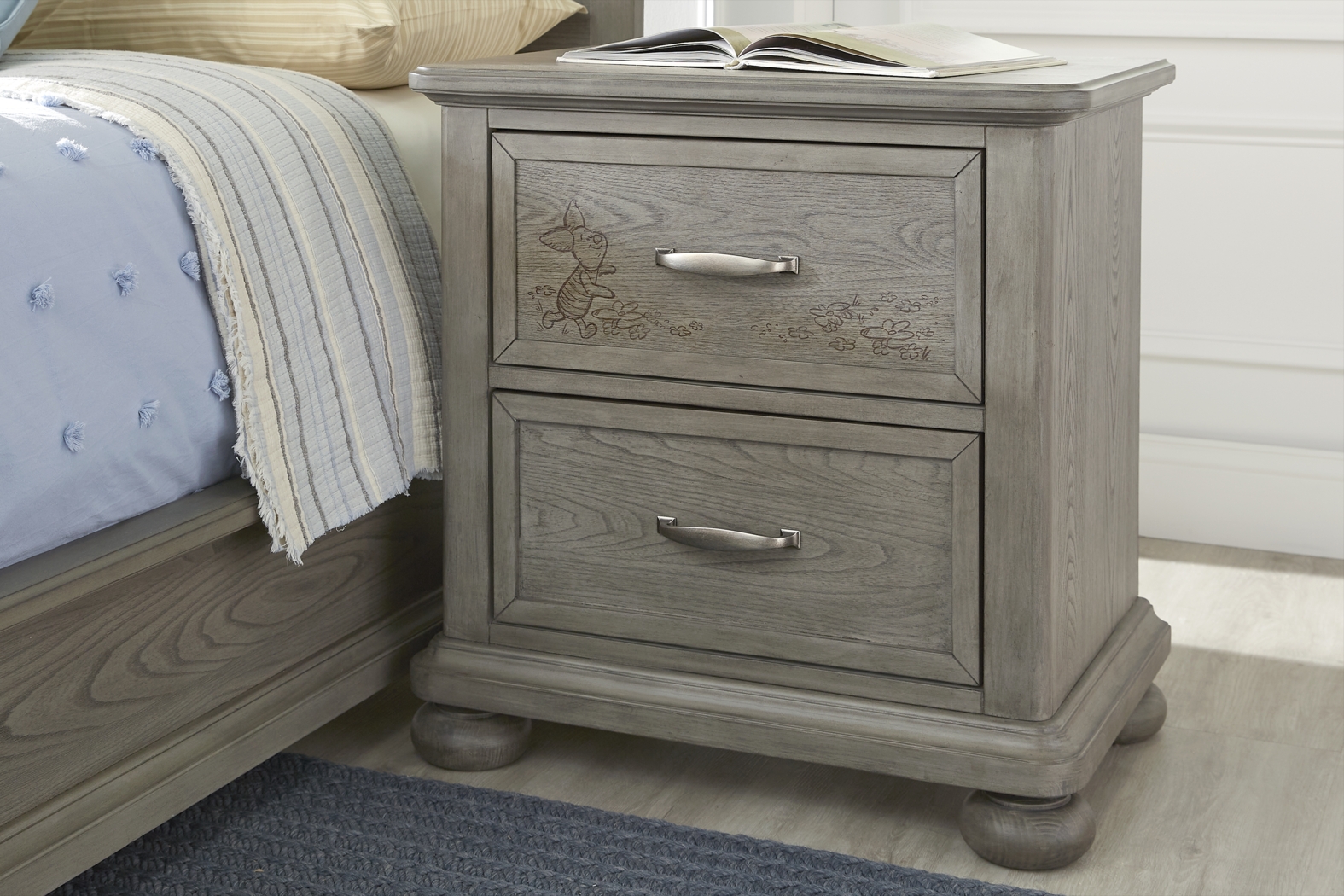Disney Baby Woodland Adventures with Winnie the Pooh Classic Gray Nightstand - Thumbnail - Image 3