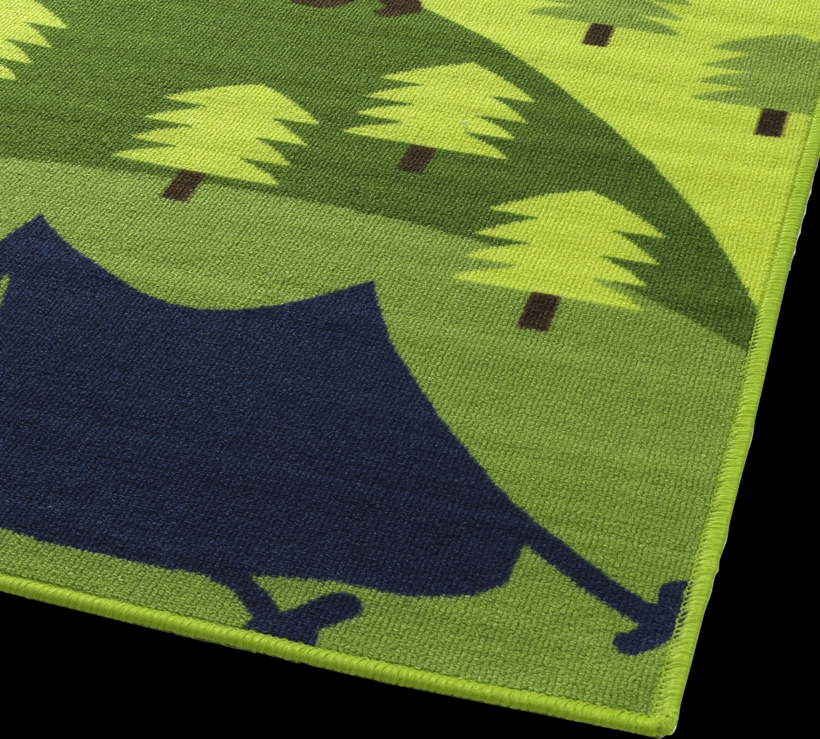 Kids Woolston Navy 7' x 9' Rug - Thumbnail - Image 3