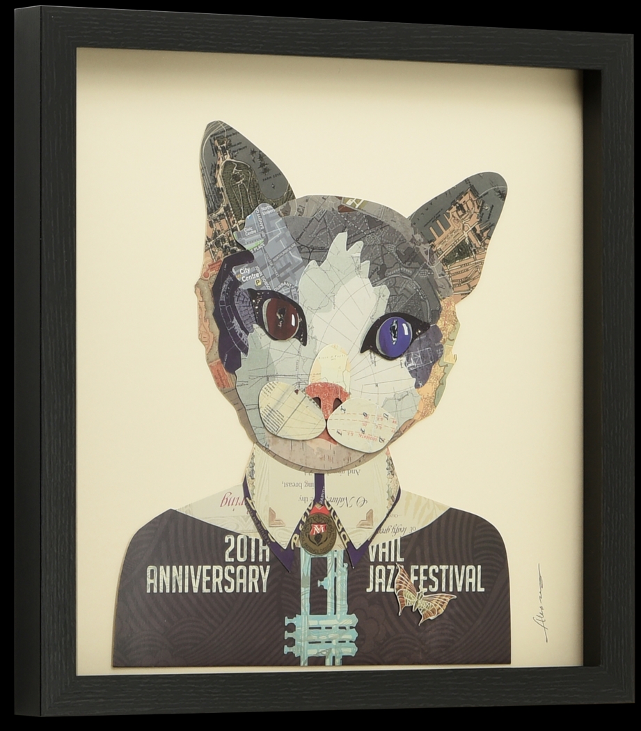 Kids Worldwide Kitty Cream Wall Art - Thumbnail - Image 2