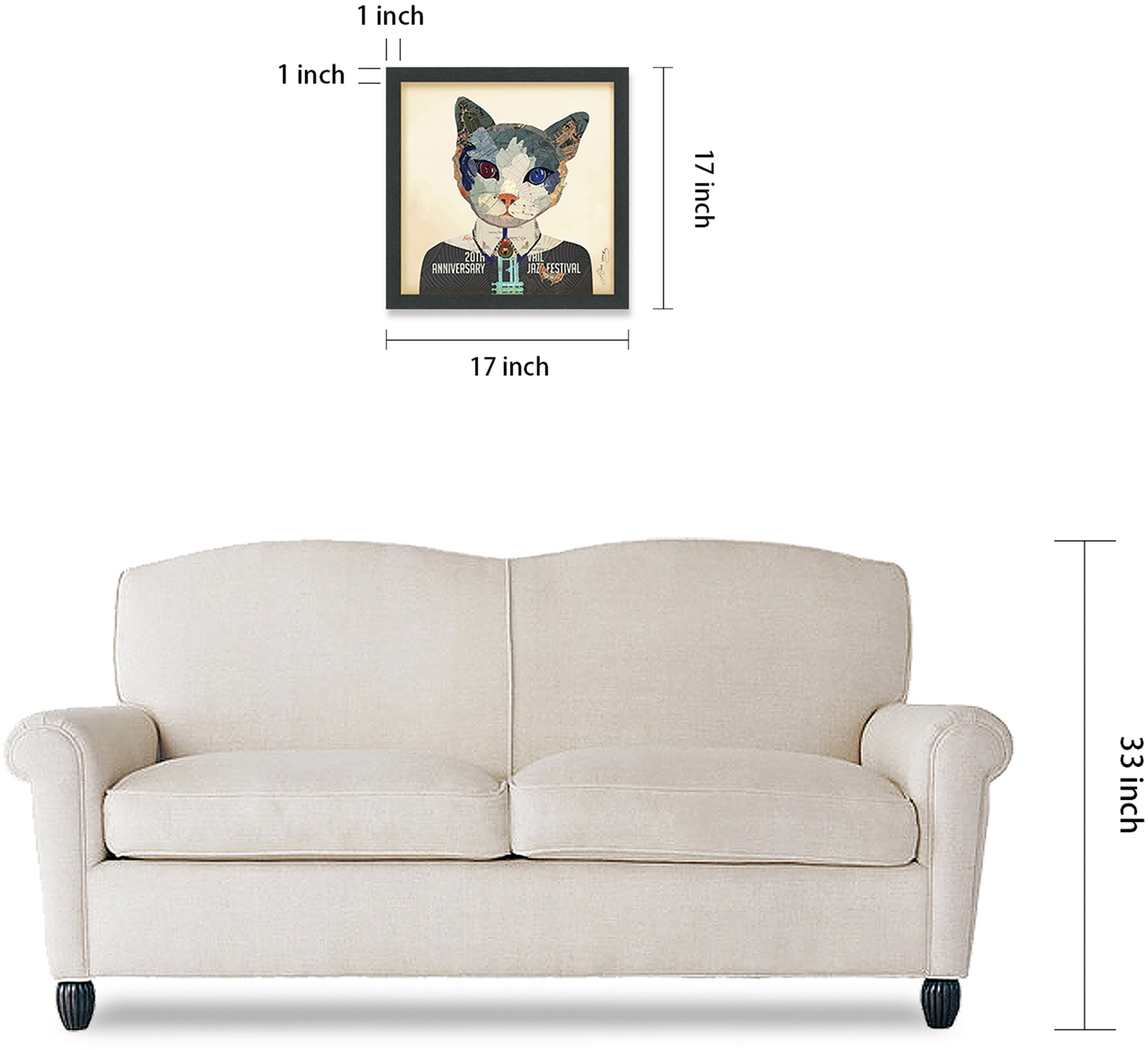 Kids Worldwide Kitty Cream Wall Art - Thumbnail - Image 9