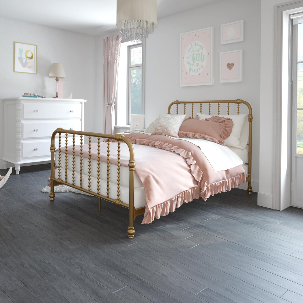 Kids Wynor Gold Full Bed - Thumbnail - Image 2