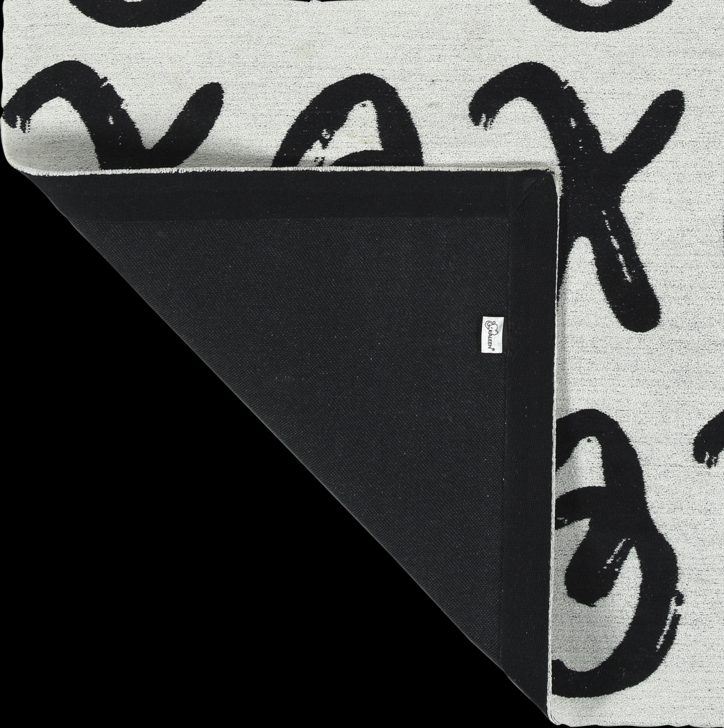 Kids X's and O's Black 5' x 7' Rug - Thumbnail - Image 4