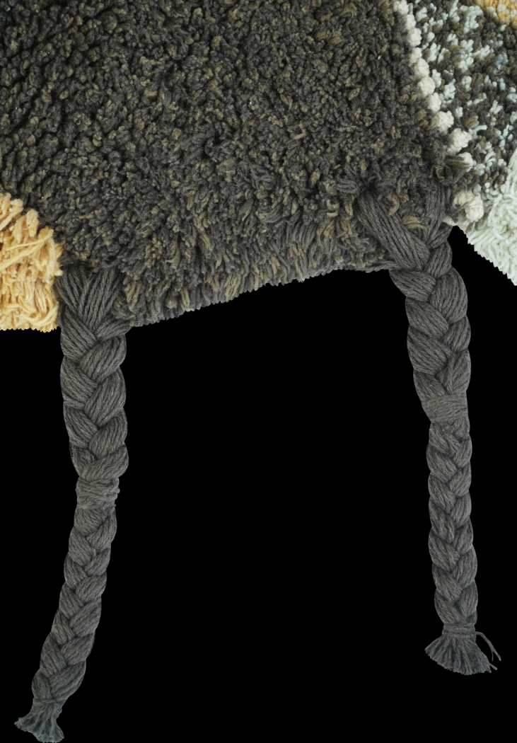 Kids Yellow 3'9 x 5' Machine Washable Bee Rug - Thumbnail - Image 8