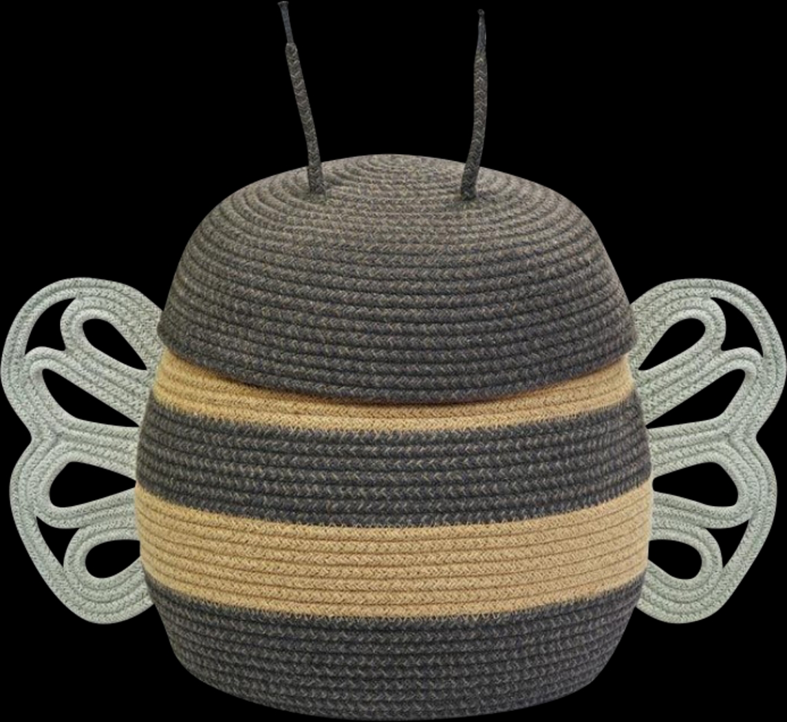 Kids Yellow Bee Basket - Thumbnail - Image 1