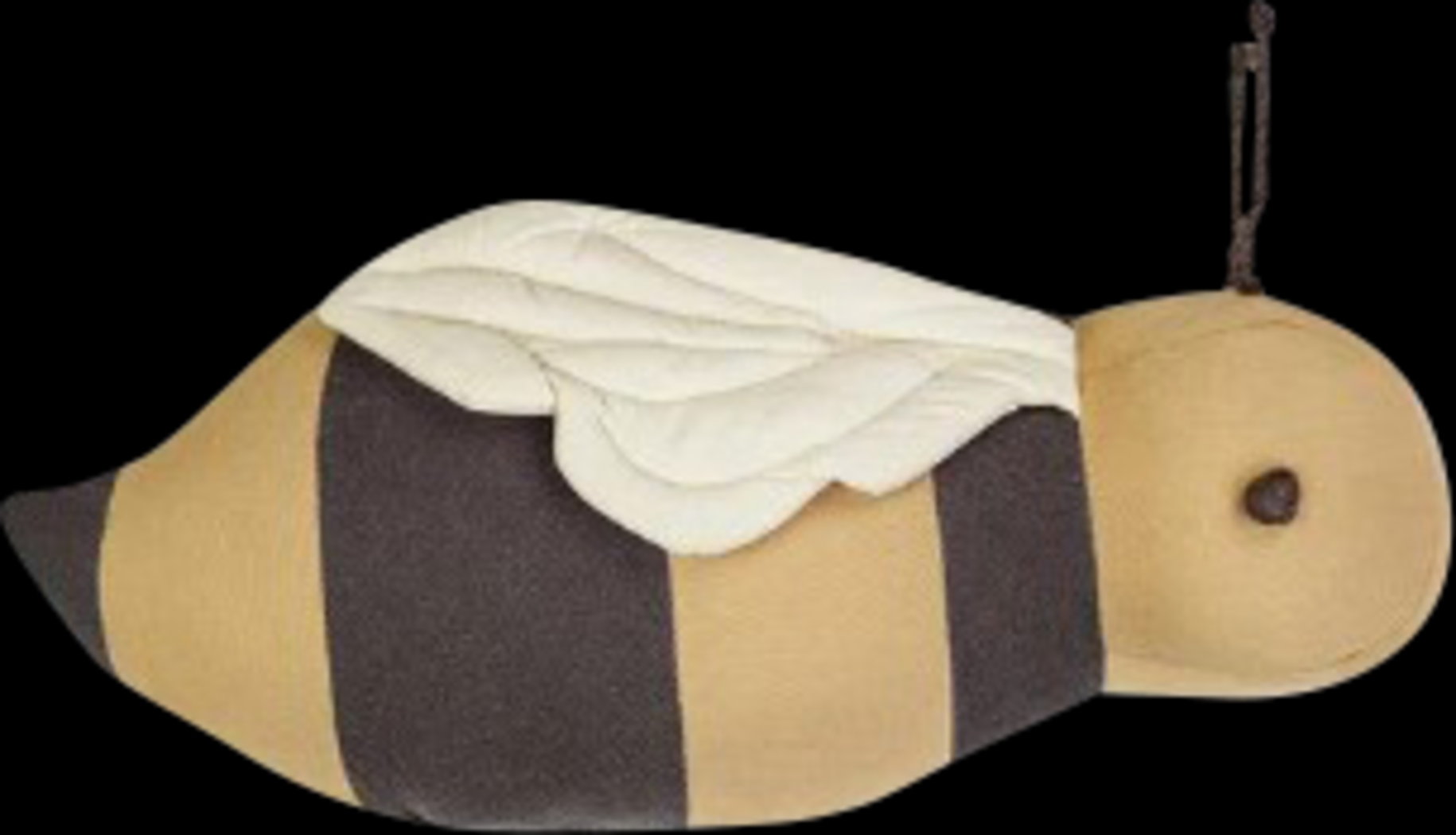 Kids Yellow Buzzy Bee Pillow - Thumbnail - Image 1