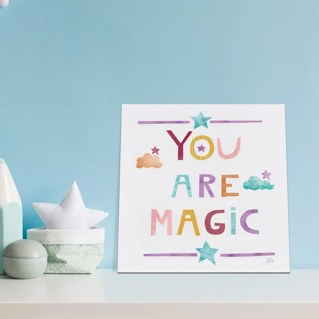 Kids You Are Magic White Wall Art - Thumbnail - Image 2