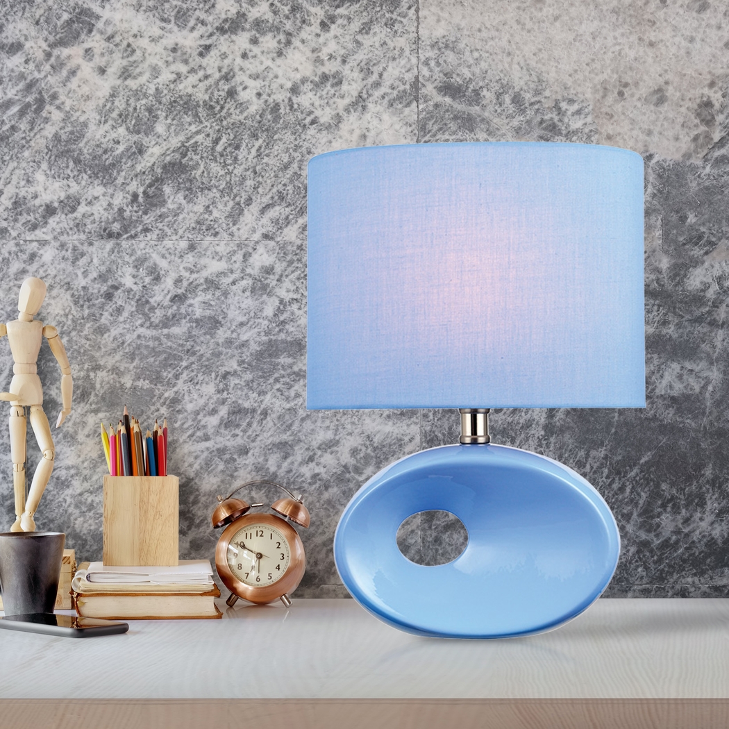 Kids Zabelle Light Blue Lamp - Thumbnail - Image 2