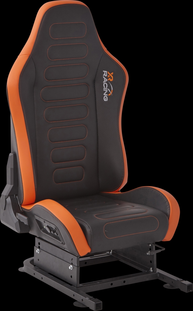 Kids Zalman Black/Orange Gaming Chair - Thumbnail - Image 1