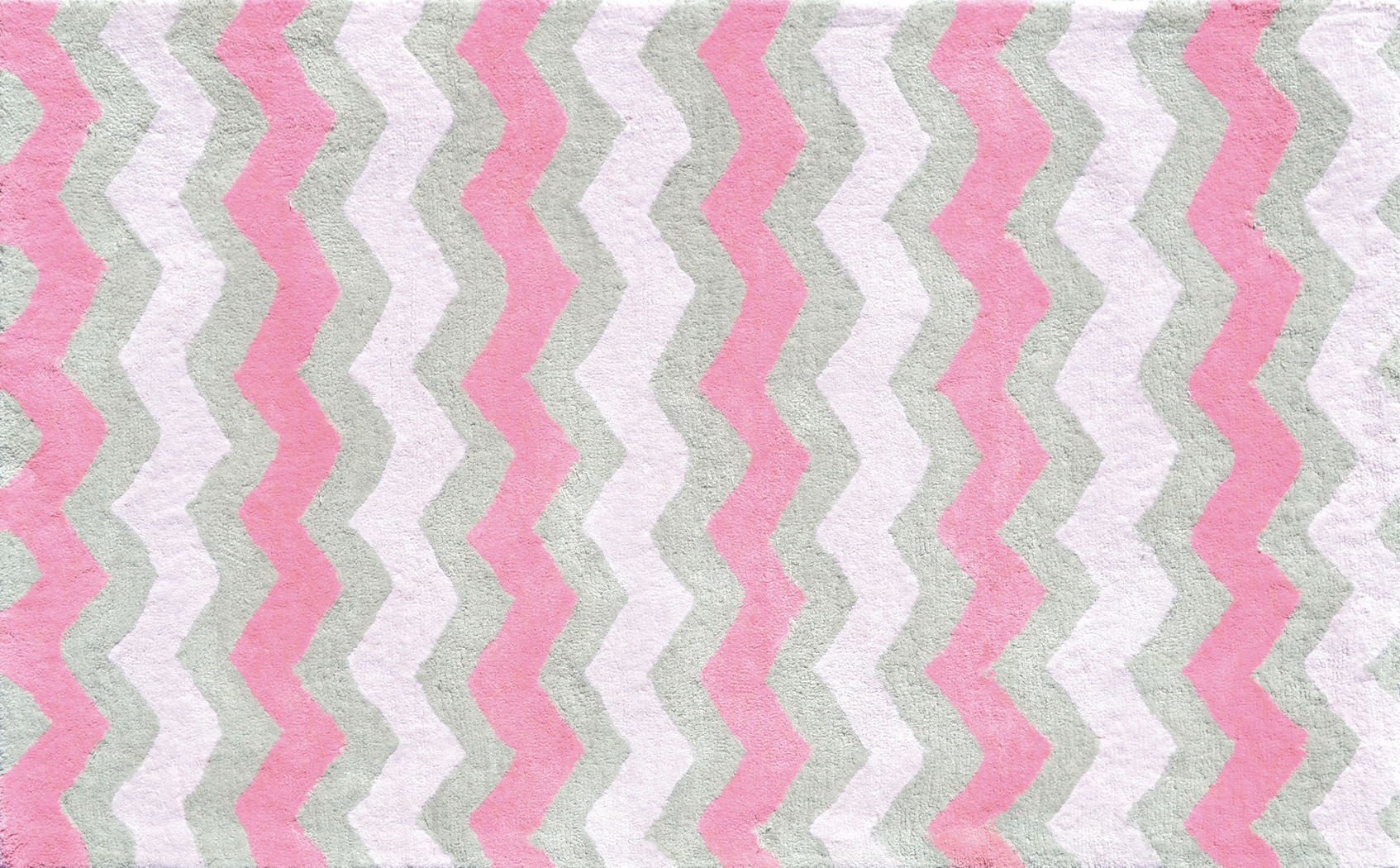 Kids Ziggy Waves Pink 2'8 x 4'8 Rug - Thumbnail - Image 1