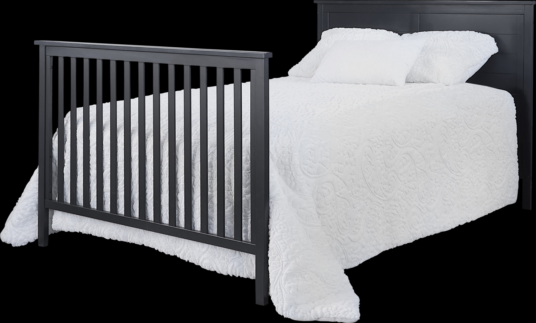 Kids Zivau Midnight Convertible Crib - Thumbnail - Image 5