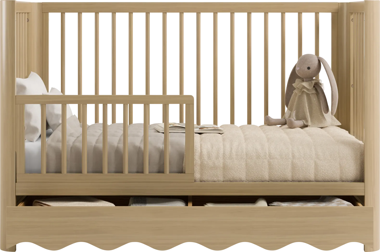 Kids Zoana Brown Convertible Crib - Thumbnail - Image 5
