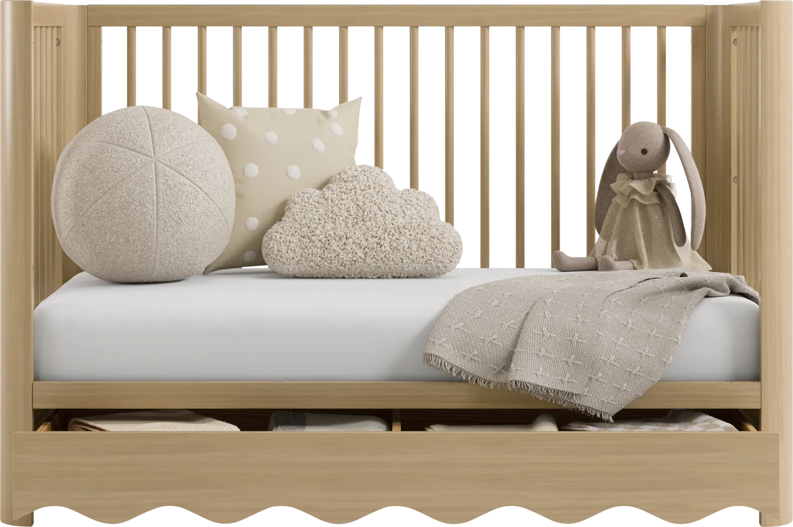 Kids Zoana Brown Convertible Crib - Thumbnail - Image 7