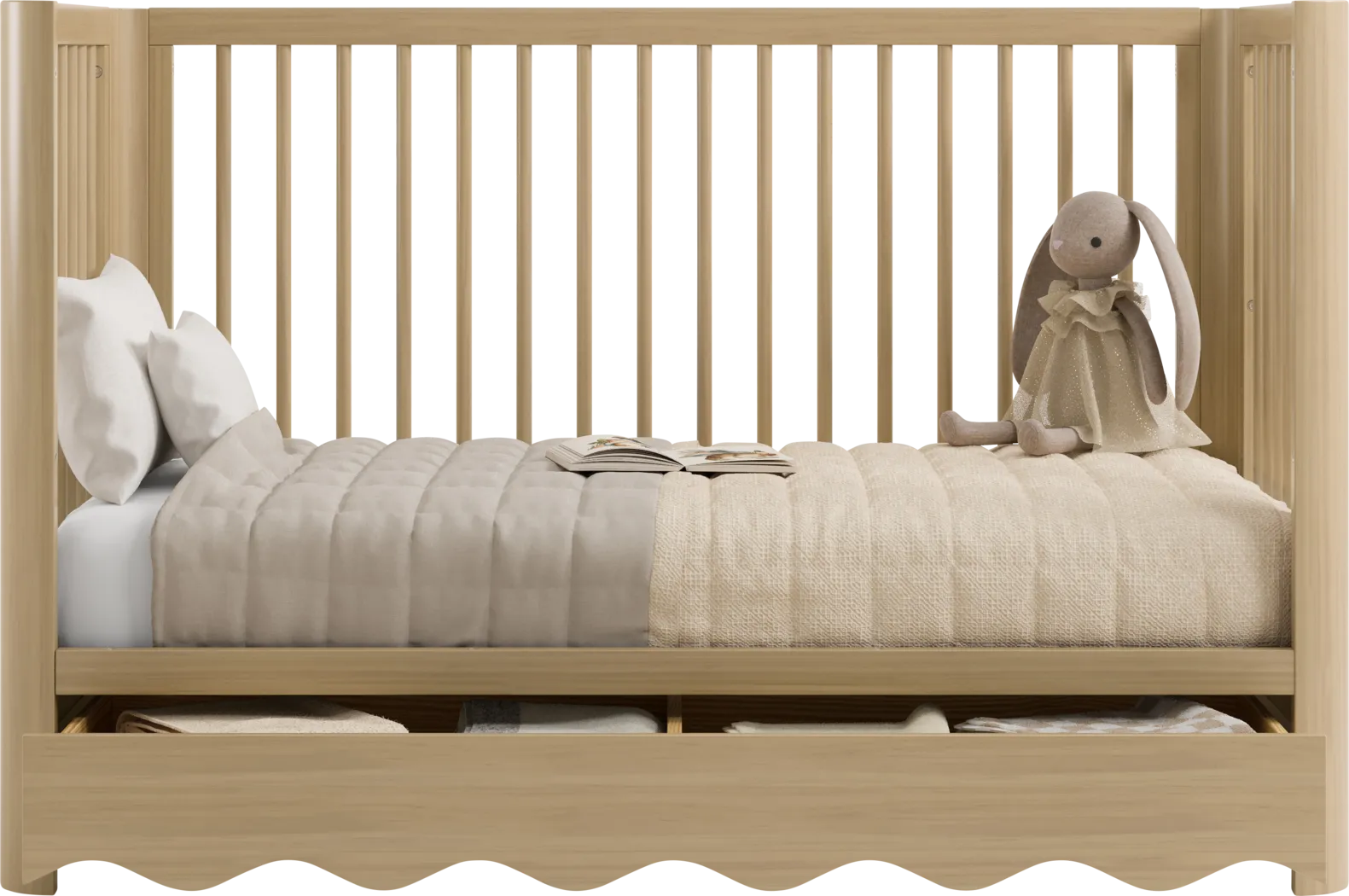 Kids Zoana Brown Convertible Crib - Thumbnail - Image 10