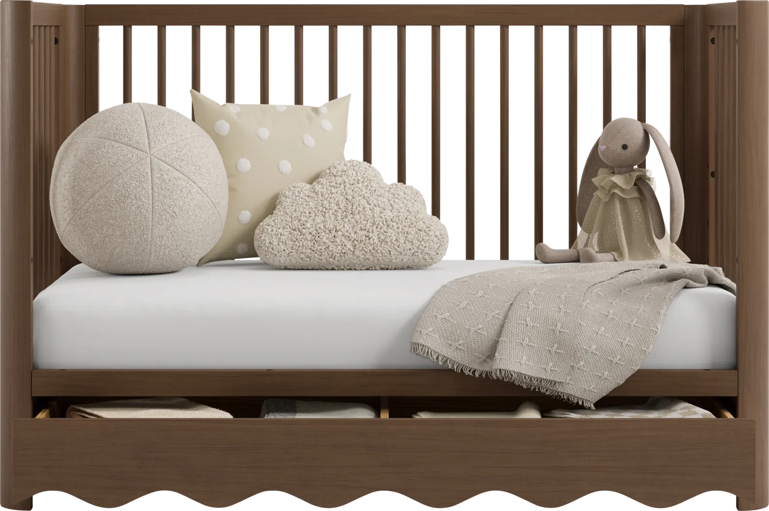 Kids Zoana Hazelnut Convertible Crib - Thumbnail - Image 10